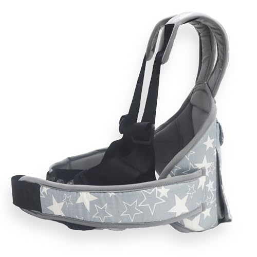 Kradyl Kroft Scooter Safety Belt | Two Wheeler Child Safety Seat Belt (Grey Star), 1 Count - Image 4