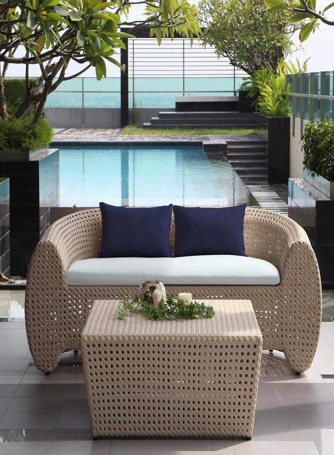 Covers & All Sunbrella Lumbar Throw Pillows Set of 2, Rectangular Outdoor & Indoor Cushions with Insert, Fade & UV Resistant Premium Fabric (12 x 18 in, Canvas Navy) - Image 2