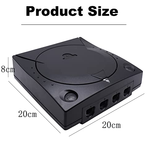 XBERSTAR Plastic Shell, Translucent Case Convenient Shock Absorbing for SEGA Dreamcast DC (Black Shell) - Image 5
