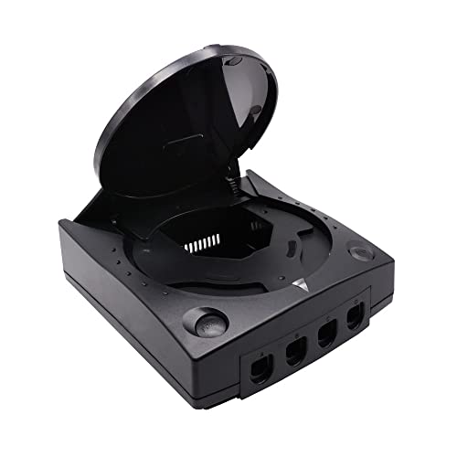 XBERSTAR Plastic Shell, Translucent Case Convenient Shock Absorbing for SEGA Dreamcast DC (Black Shell) - Image 1