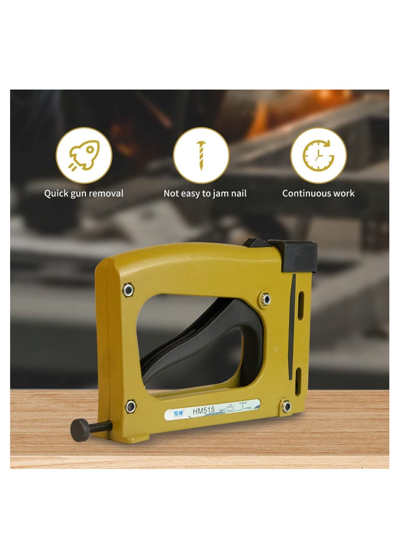 Y&D Picture Frame Stapler Point Drivers, Lightweight Framing Metal Dual Driver, Backing Stapler, with 10000 Nails, for Joiner DIY  - Image 3