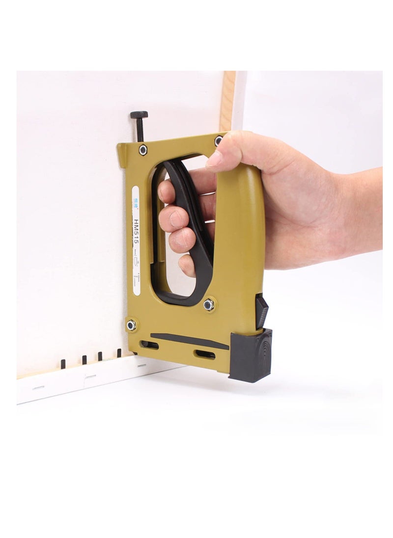 Y&D Picture Frame Stapler Point Drivers, Lightweight Framing Metal Dual Driver, Backing Stapler, with 10000 Nails, for Joiner DIY  - Image 1