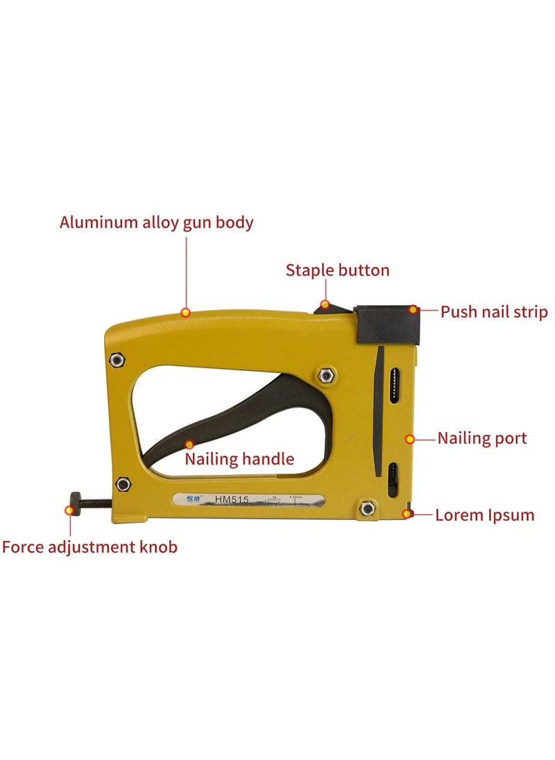 Y&D Picture Frame Stapler Point Drivers, Lightweight Framing Metal Dual Driver, Backing Stapler, with 10000 Nails, for Joiner DIY  - Image 2