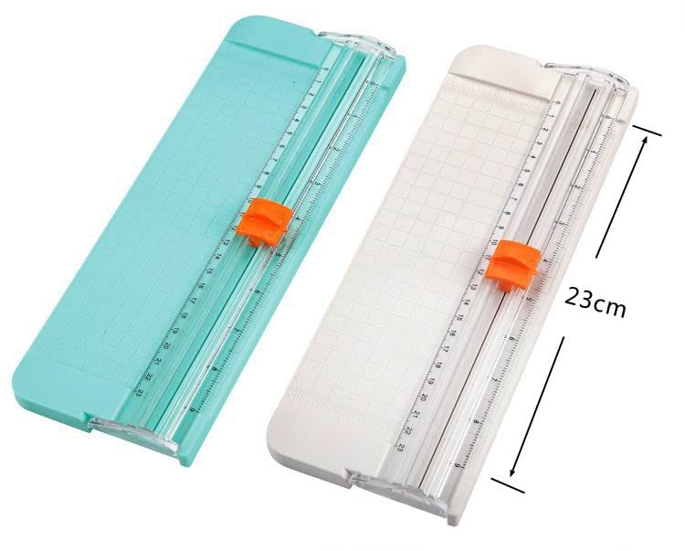 KRAFTMASTERS� Small Guillotine Paper Cutter, Cute Paper Cutting Board, Paper Trimmer, Paper Cutter with Ruler - Image 4