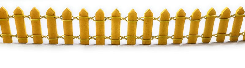 Ditya Crafts Wooden Miniature Garden Colourful Fencing for Art-Craft and DIY Project (Multicolor, 36"x 1") - Image 4