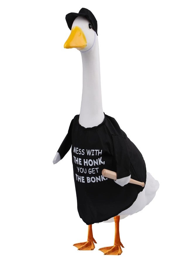 CAMDUCK Porch Goose Outfit Mess With The Honk You Get The Bonk Porch Sign Baseball Goose Clothes Costume Clothing for Outdoor Decor, Multicolor, One Size - Image 1