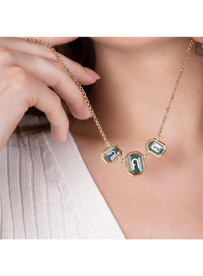Furla Octagonal Necklace FJ0323NTU - Image 5