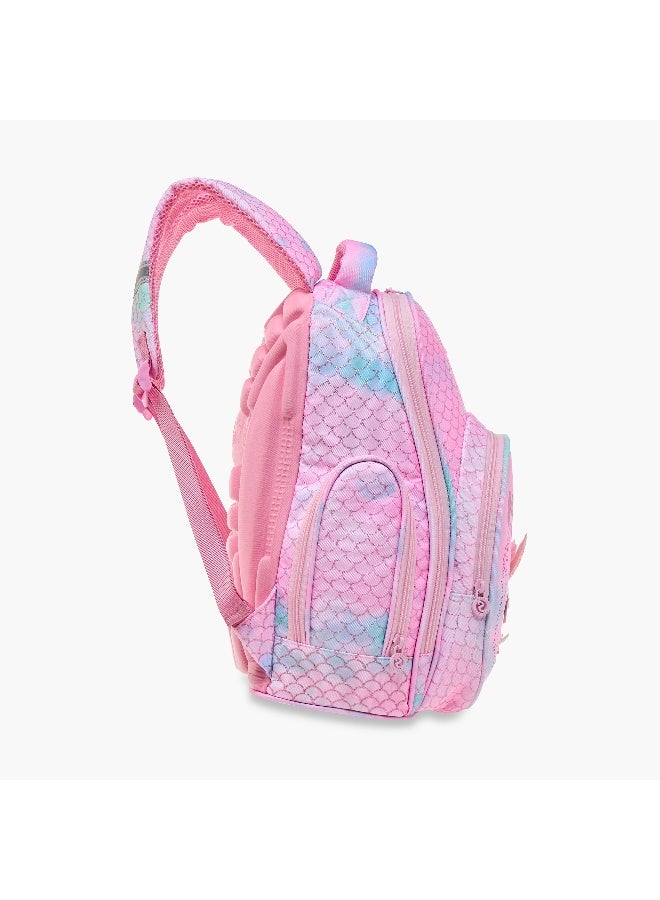 Skylar Mermaid Print Backpack for Girls - Image 3