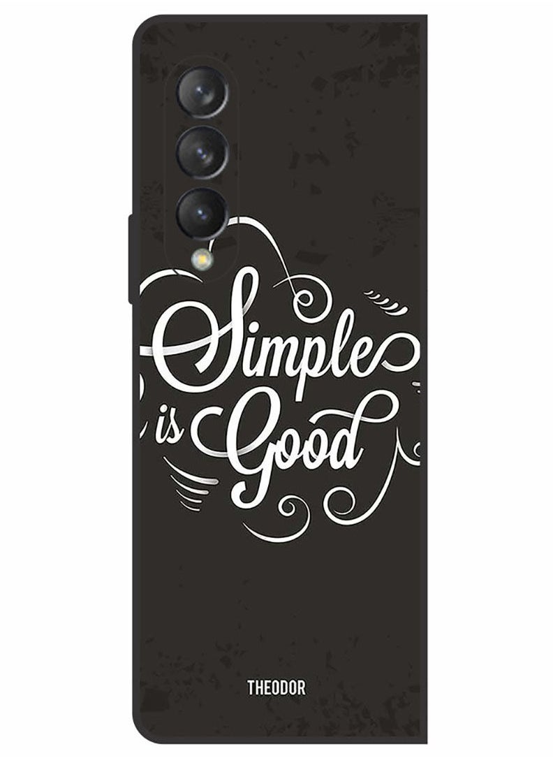 Theodor Protective Case Cover For Samsung Galaxy Z FOLD 3 5G  Simple Is Good  - Image 1