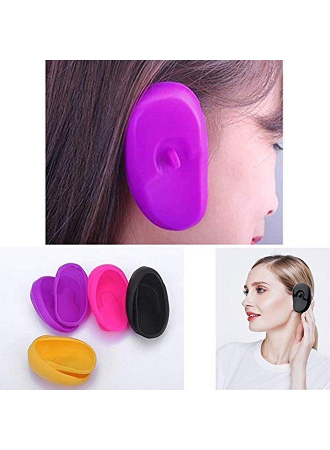 NaRaMax 3 Pairs Waterproof Silicone Ear Covers Hairdressing Dye Coloring Ear Cover Earmuff Protectors Ear Cap Salon Hair Styling Tool For Hairdressing Shop And Home Personal Use (Random Color) - Image 5