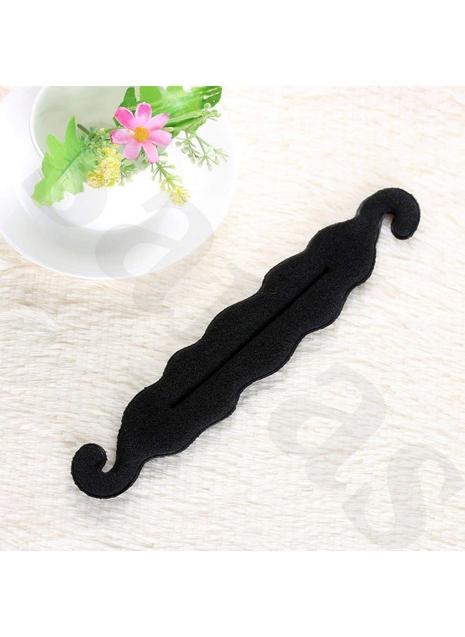 Sanas - 1 Pc Bun Clip Hair Donut Maker Magic Clip Twist Turn And Tie Pad Curler Shaper Sponge Donut Bun Maker Hair Styler Hair Styling Tool Diy Hairstyles Hair Accessory For Women And Girls - Pack Of 1 - Image 1