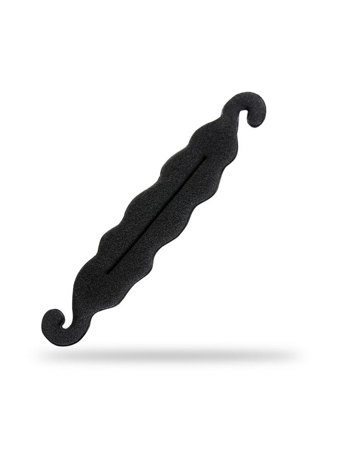 Sanas - 1 Pc Bun Clip Hair Donut Maker Magic Clip Twist Turn And Tie Pad Curler Shaper Sponge Donut Bun Maker Hair Styler Hair Styling Tool Diy Hairstyles Hair Accessory For Women And Girls - Pack Of 1 - Image 1