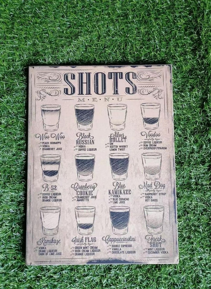 FFD Wall Decorative Wooden Coffee Frame 30x40x2 - Image 2
