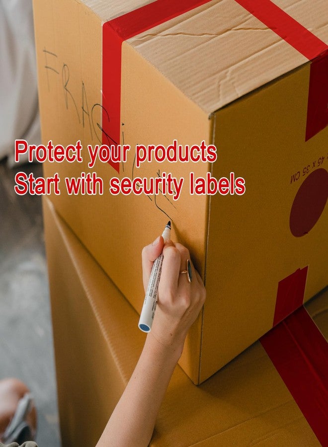 WELSTIK Tamper Tape Red 6 Pack Tamper Evident Security Seals Tape, Transfer Tamper Proof Security Void Tapes (Red, 1.88 inch x 55 Yards) - Image 4
