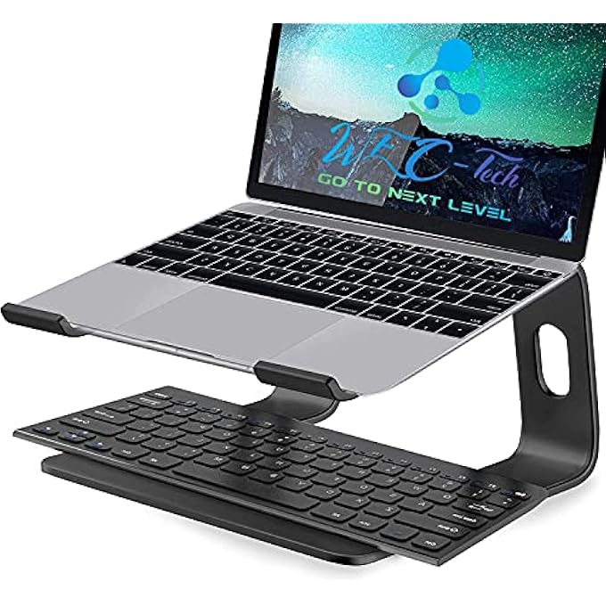 WEC-Tech ALUMINUM DETACHABLE LAPTOP RISER (BLACK, 10 -15.6IN) - Image 2