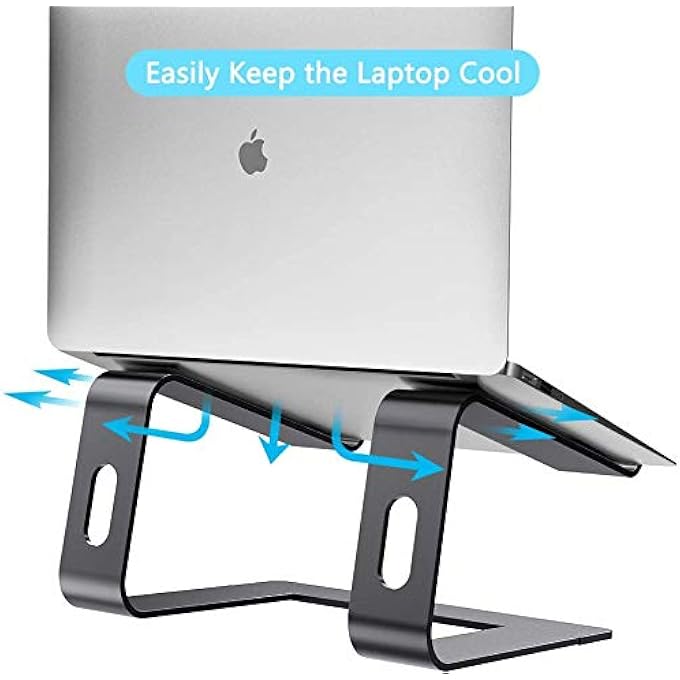 WEC-Tech ALUMINUM DETACHABLE LAPTOP RISER (BLACK, 10 -15.6IN) - Image 3