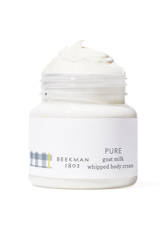 Beekman 1802 Beekman 1802 Whipped Body Butter Cream with Goat Milk - Deeply Moisturizes, Softens Skin - Natural & Gentle for All Skin Types - Non-Greasy, Cruelty-Free, 8 oz  - Image 1