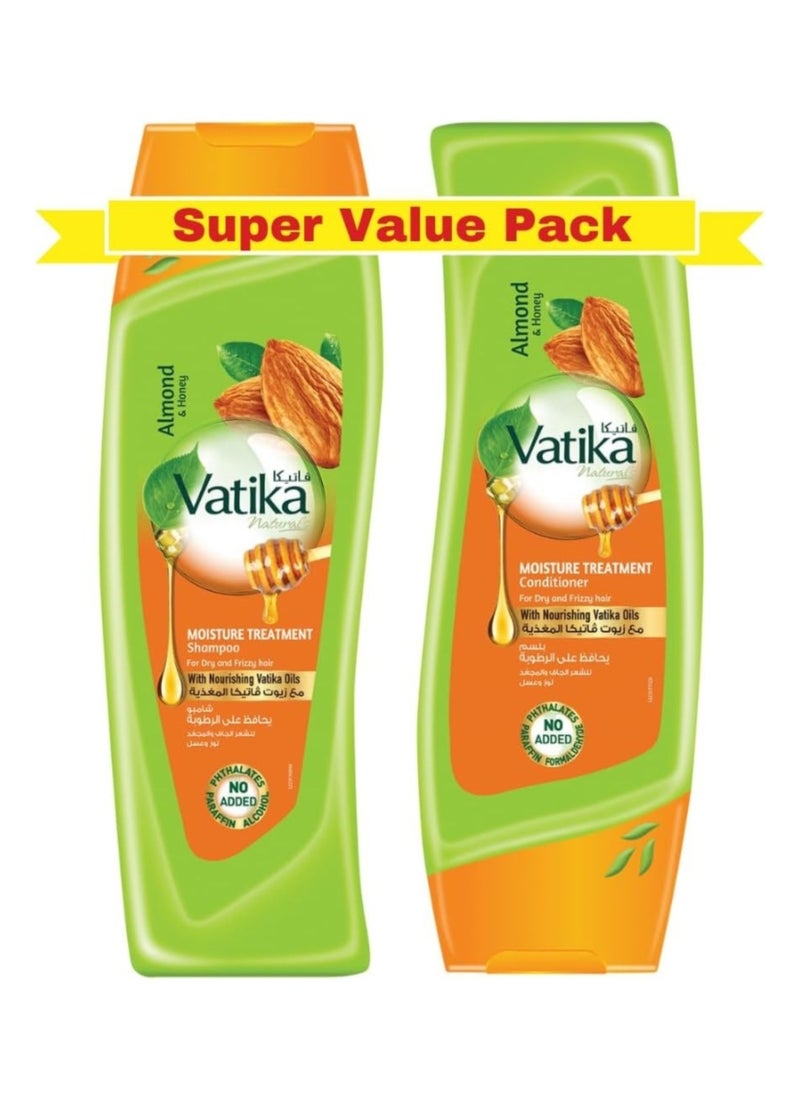 Vatika Naturals Moisture Treatment Shampoo And Conditioner - Image 1