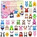 Ruisita 32 Pack Mini Plush Animals Toys Set Jungle Animal Plush Toys Stuffed Animals Set for Easter Hunts Basket Stuffers Easter Party Favor Goodie Bag Fillers - Image 4