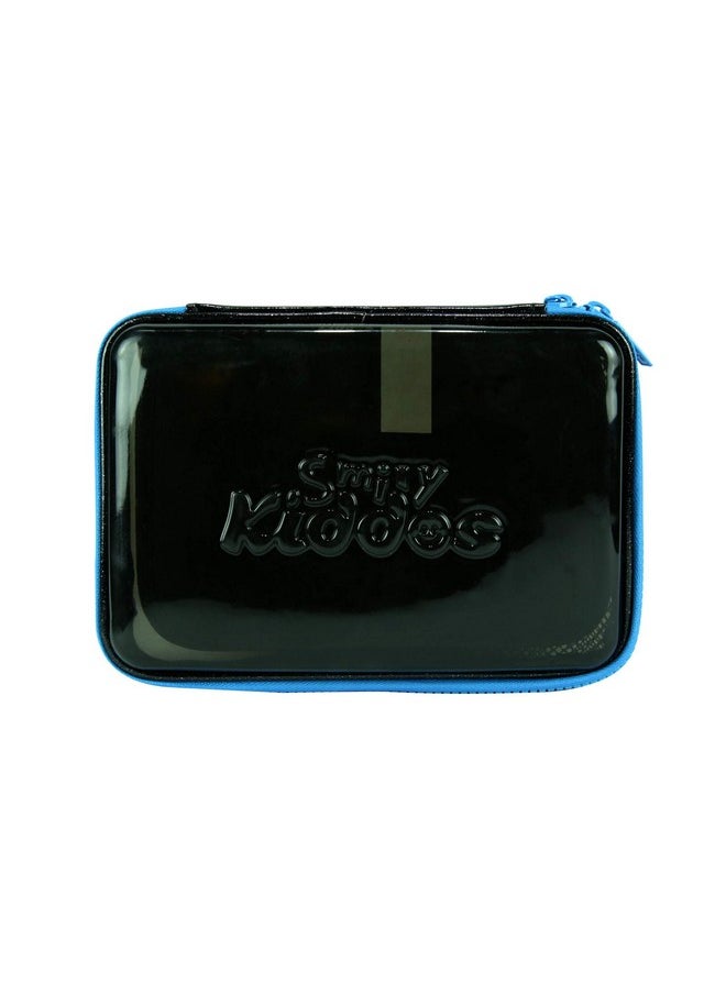 SMILY KIDDOS Smily Kiddos PVC Pencil case Black Kids Pencil case Transparent Pencil case Pencil case for Girls/Boys Big Capacity Pencil case Pencil Cases for Girls  - Image 2