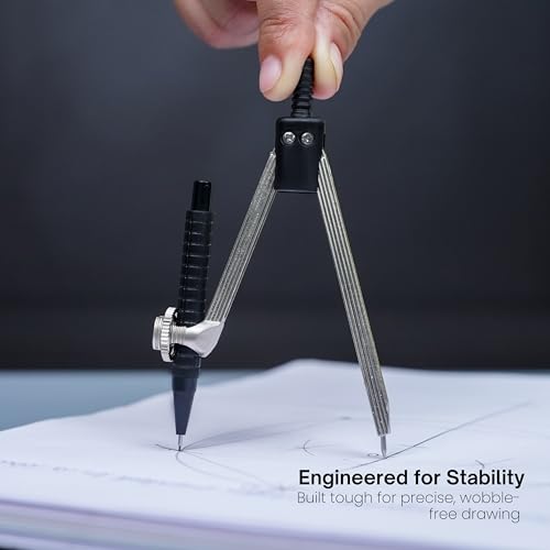 Classmate Archimedes Geometry Box | Die- Cast Compass | Mechanical Pencil | Double sided tray - Image 5