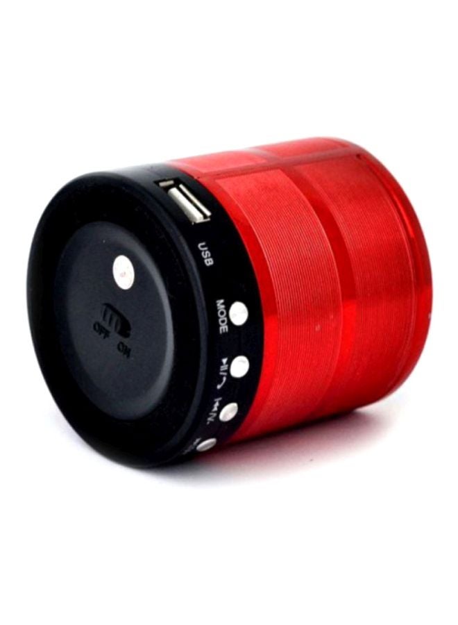 Bison Wireless Mini Speaker Red/Black - Image 2
