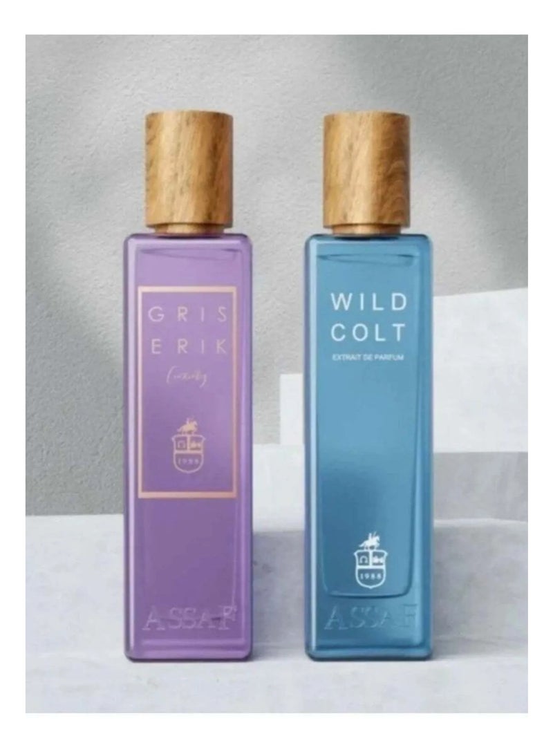 مجموعة عطور عساف وايلد كولت وعطر جريس اريك