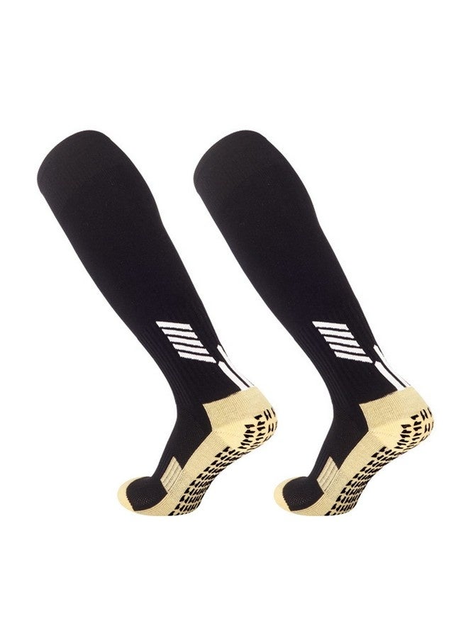 Beauenty 1 Pair Football socks sports over the knee socks compression compression sports socks over the knee men and women running training football thick protect socks - Image 1