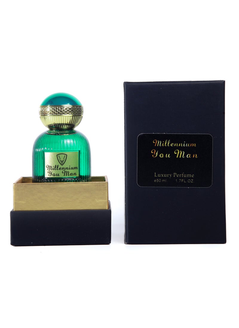 MILLENNIUM FRAGRANCES Millennium You Man Millennium Fragrances Fragrance for Men Perfume for Men Office Fragrance Office Perfume Amberwood Cedar and Guaiac Wood Chestnut Cinnamon Lavender Melon Mint  - Image 3