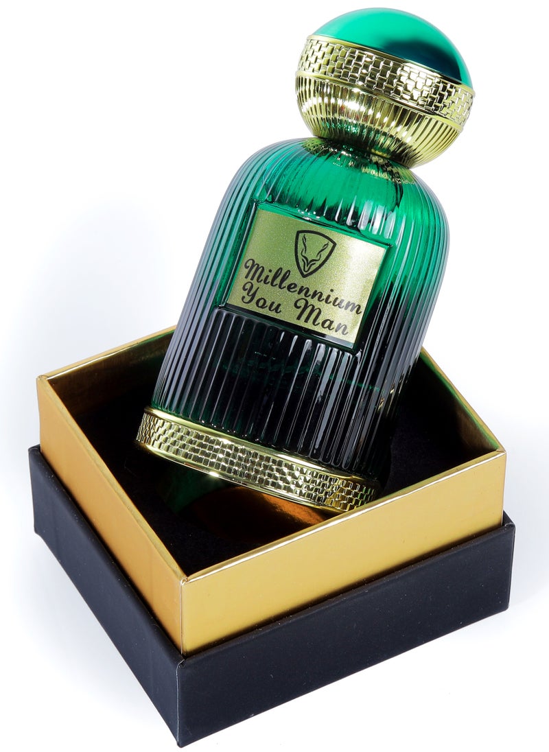 MILLENNIUM FRAGRANCES Millennium You Man Millennium Fragrances Fragrance for Men Perfume for Men Office Fragrance Office Perfume Amberwood Cedar and Guaiac Wood Chestnut Cinnamon Lavender Melon Mint  - Image 5