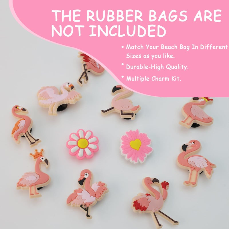 Yonuni 12Pcs Makeup Charms for Bogg Bag Accessories,Cute Bag Charms Compatible with Bogg Bag Original All Models and Simply Southern Totes,PVC Inserts Charm Rubber Beach Bag Accessories - Image 4