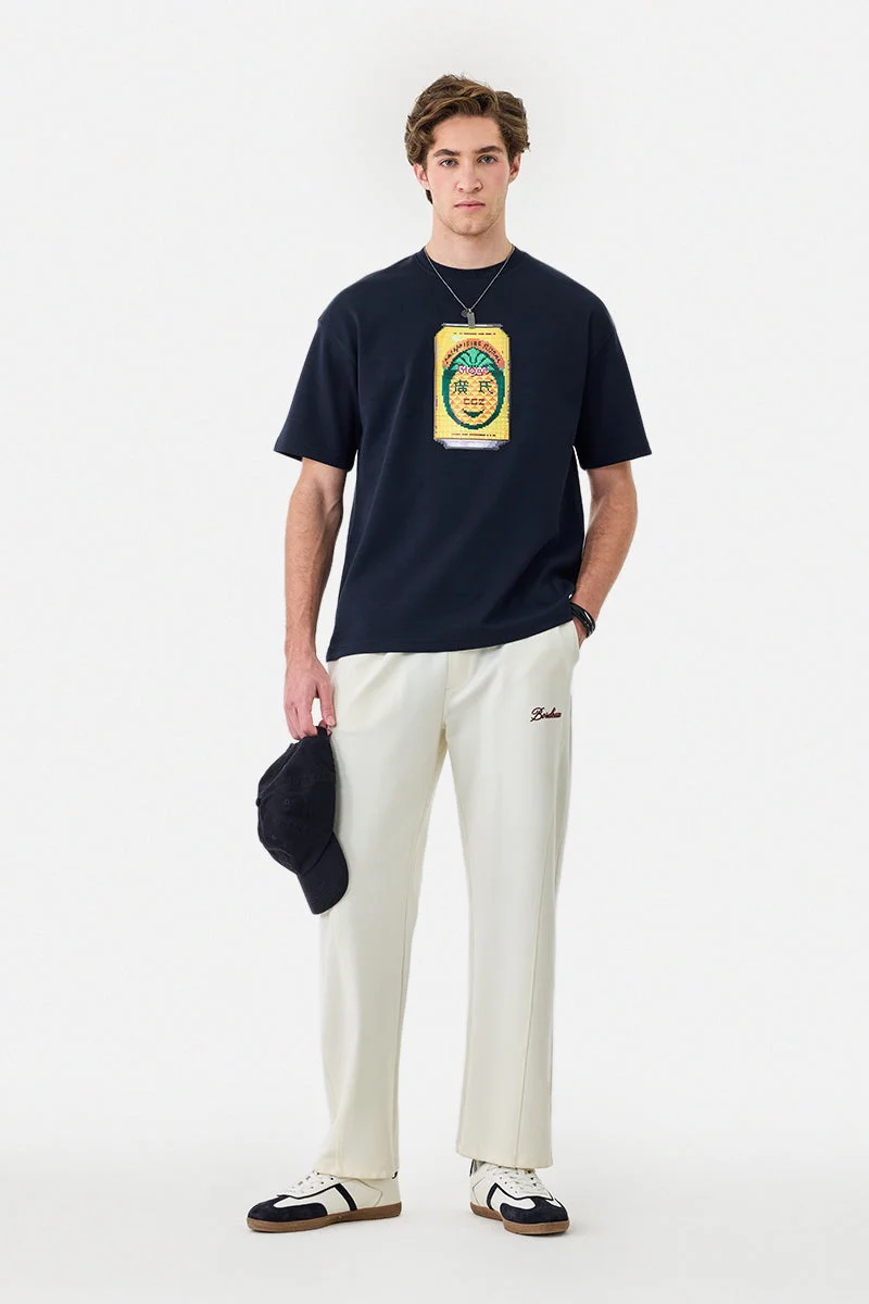 سنيتش تيشيرت جرافيك واسع