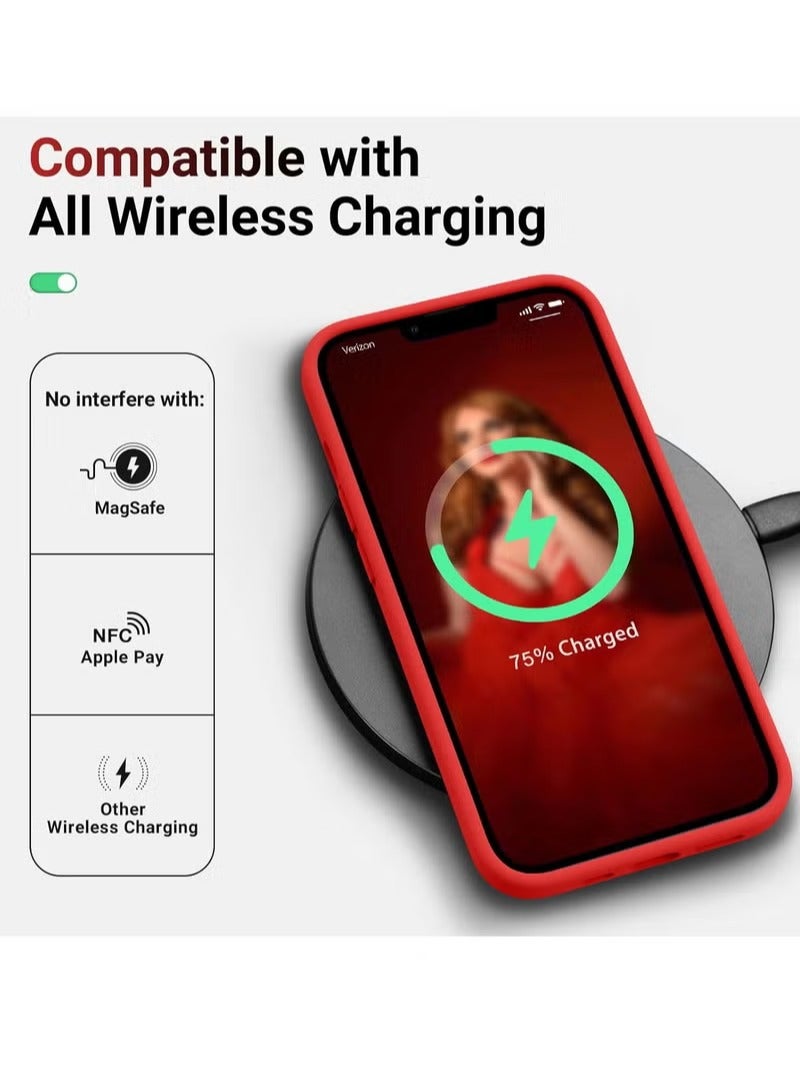 أوميكسبرو غطاء جل السيليكون السائل مع حماية كاملة للجسم مضاد للخدش والصدمات متوافق مع iPhone 12 - Image 4
