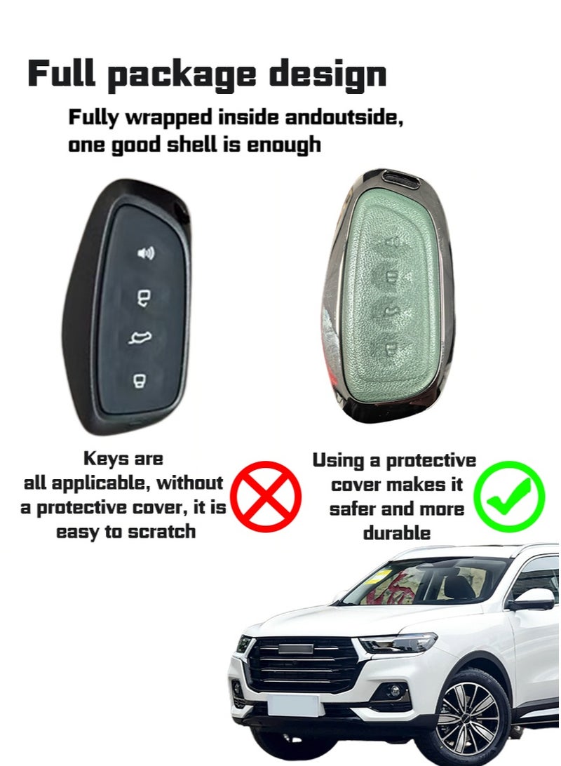 harvard Suitable for Haval car key protector, which perfectly wraps and protects car keys. It is wear-resistant, simple, elegant, fashionable and beautiful. - Image 2