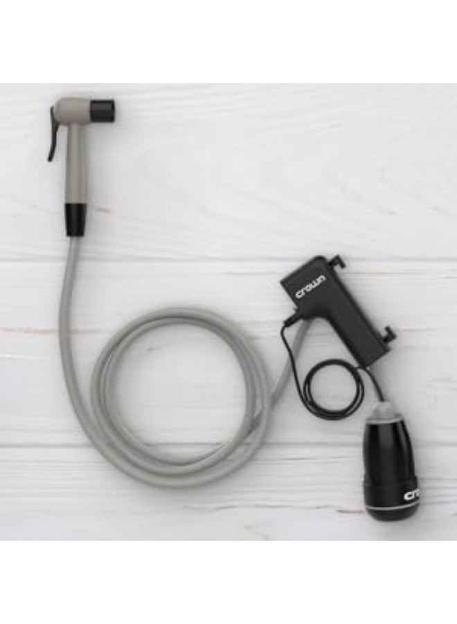 Crownline Portable Bidet, 8L Foldable Bucket, Rechargeable High-Pressure Water Flow, Compact & Lightweight  Ideal For Travel, Camping, Outdoor & Personal Hygiene | Rpb-350 - Image 3