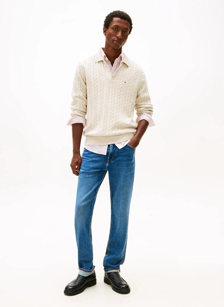 TOMMY HILFIGER  Straight Fit Denton Jeans for Men | Best Price UAE