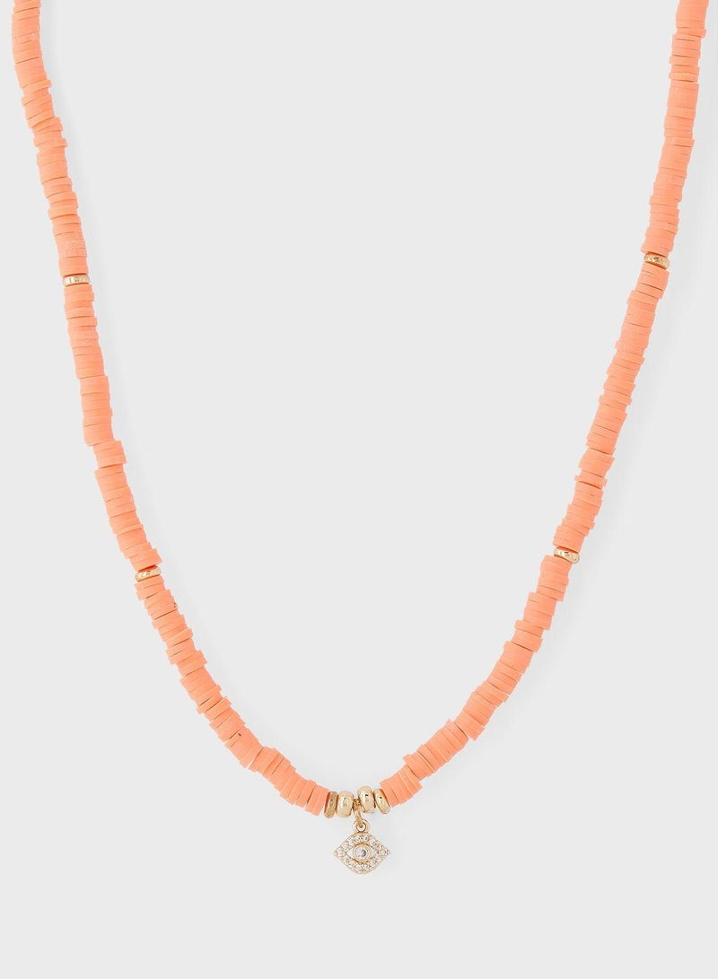 Fashionbox Maeve Eye Polymer Necklace  - Image 1