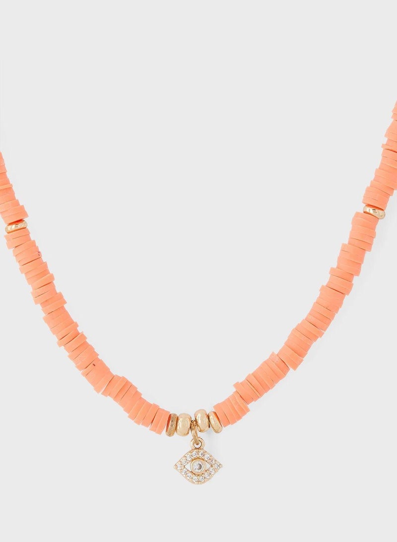 Fashionbox Maeve Eye Polymer Necklace  - Image 2