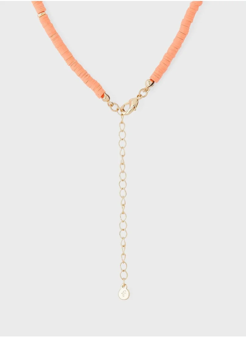 Fashionbox Maeve Eye Polymer Necklace
