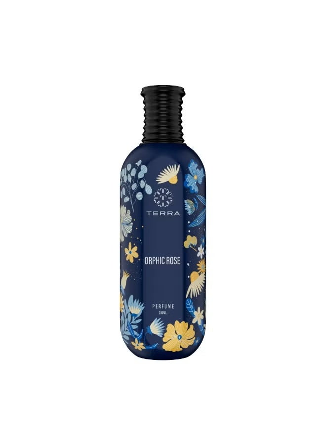 Terraillon ORPHIC ROSE Perfume - A unique blend of rose and coffee for those seeking a distinctive fragrance. 200ml - Image 1