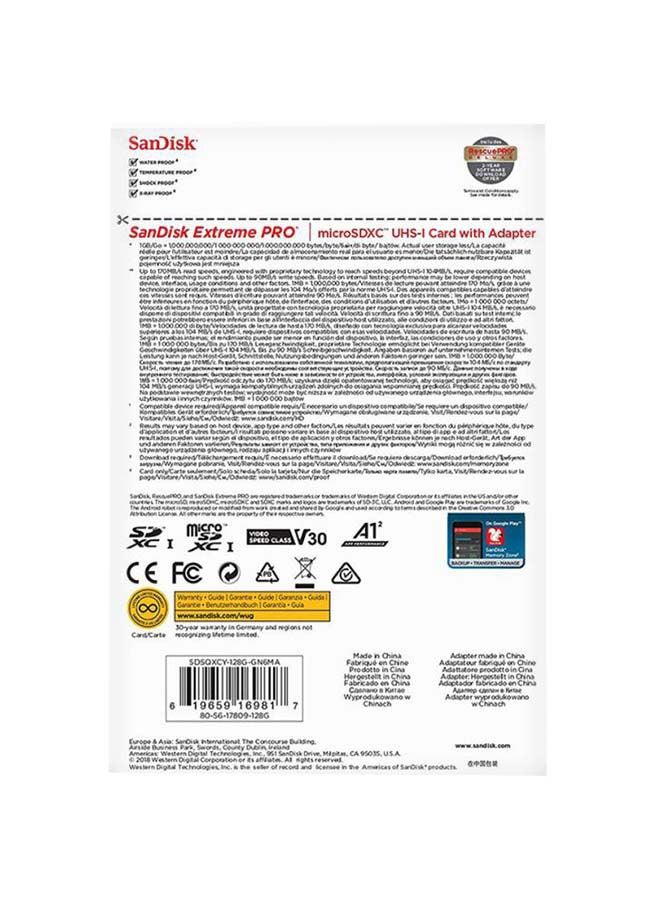 sandisk Extreme PRO microSDXC + SD Adapter + RescuePRO Deluxe 170MB/s A2 C10 V30 UHS-I U3 - Image 4