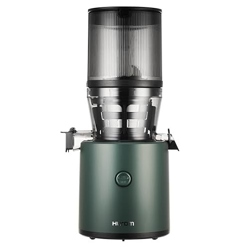 Hurom H320 Cold Press Juicer Machine, Easy to Clean Masticating Slow Juicer, Coarse Strainers, Self-Feeding, Hands Free, Family Size, Quiet Motor, Easy Assembly (Kale/Dark Green) - Image 1