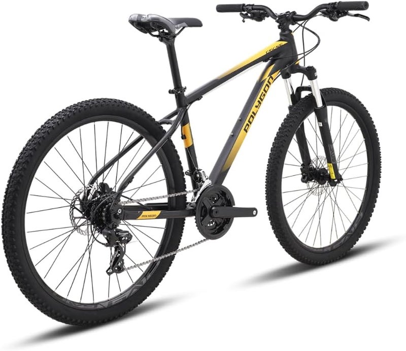 Polygon Cascade 4 Mountain Bicycle - Trail Performance - Shimano 3x8-Speed - Hydraulic Disc Brakes - AL6 XC Frame - 100mm Suspension - Black - Size S - Image 3