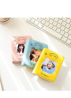 Y&D 3 inch Mini Photo Album Kpop Photocard Binder, Card Id Holder Book with 36 Pockets( Hollow Yellow Bear)  - Image 4