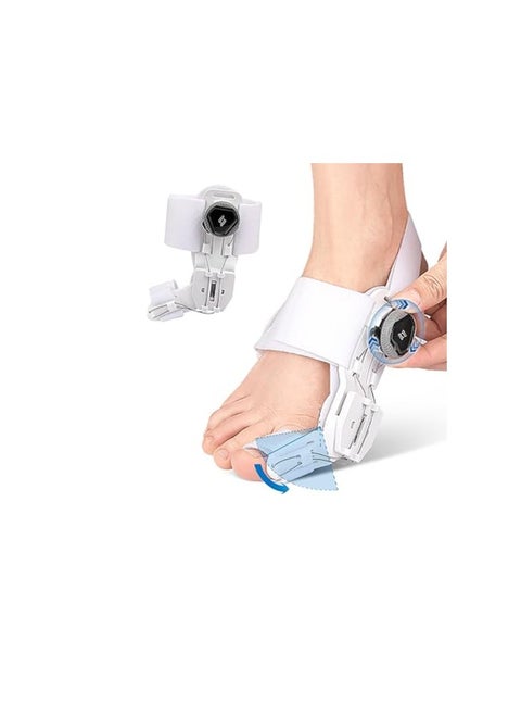 Bunion Corrector for Women Big Toe Separator and Toe Support Stretchable Strap Splint Men Off White