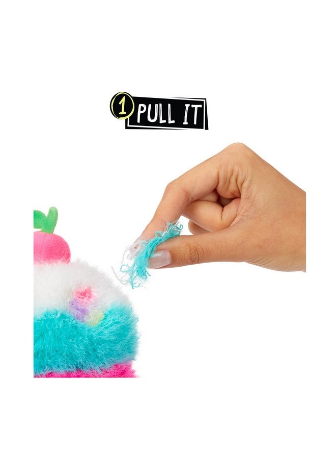 Fluffie Stuffiez Double Scoop Ice Cream Small Collectible Feature Plush, Surprise Reveal Unboxing with Huggable ASMR Fidget DIY Fur Pulling, Ultra Soft Fluff - Image 3