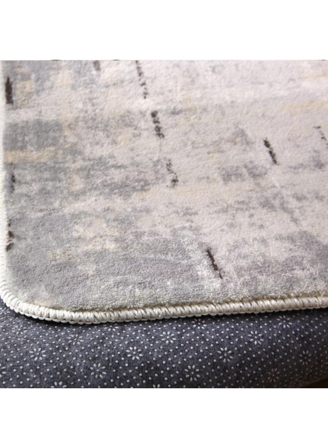 MIXDE Carpets & Rugs Modern Abstract Area Rugs Living Room Soft Short Pile Rug Non-slip Grey Large Luxury Carpet Living Room Bedroom Floor Mat Home Decor (120 * 160 cm, Beige Grey) - Image 2