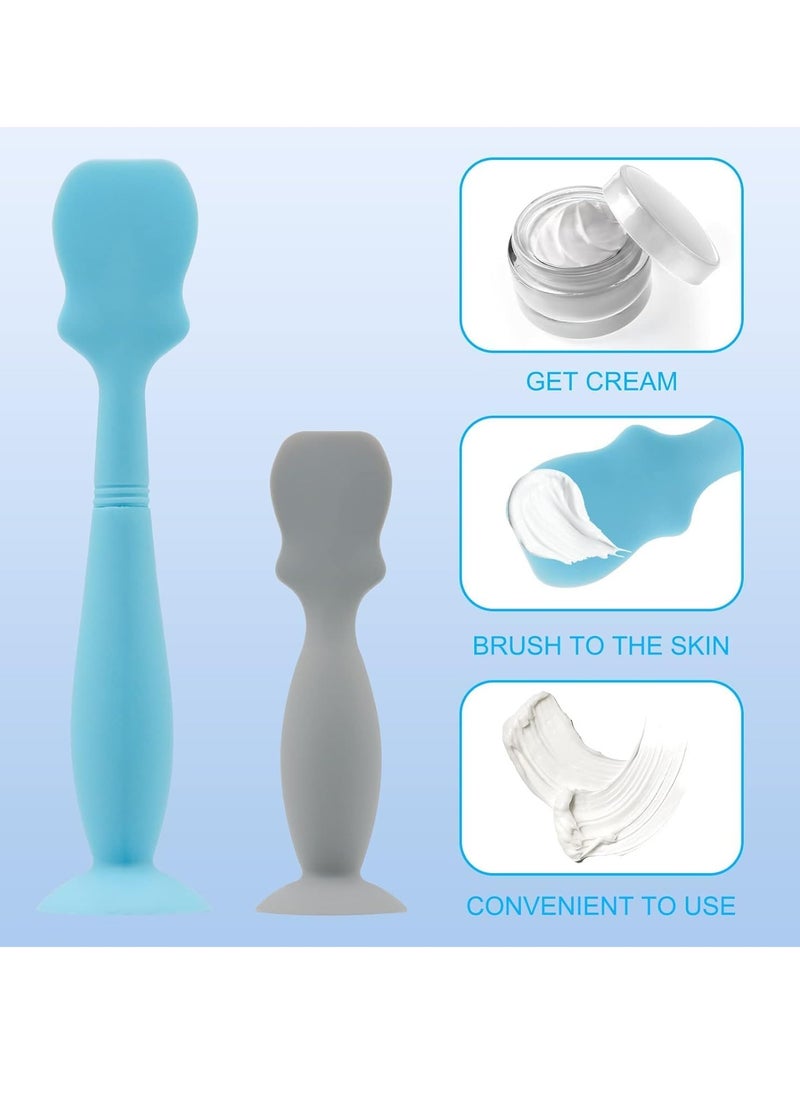 Meetion - 2 Pack Baby Diaper Cream Brush, Diaper Cream Spatula, Baby Brush for Butt Paste Diaper Cream, Diaper Cream Spatula Applicator Silicone Baby Butt Paste Spatula for Babies, Newborn - Image 1