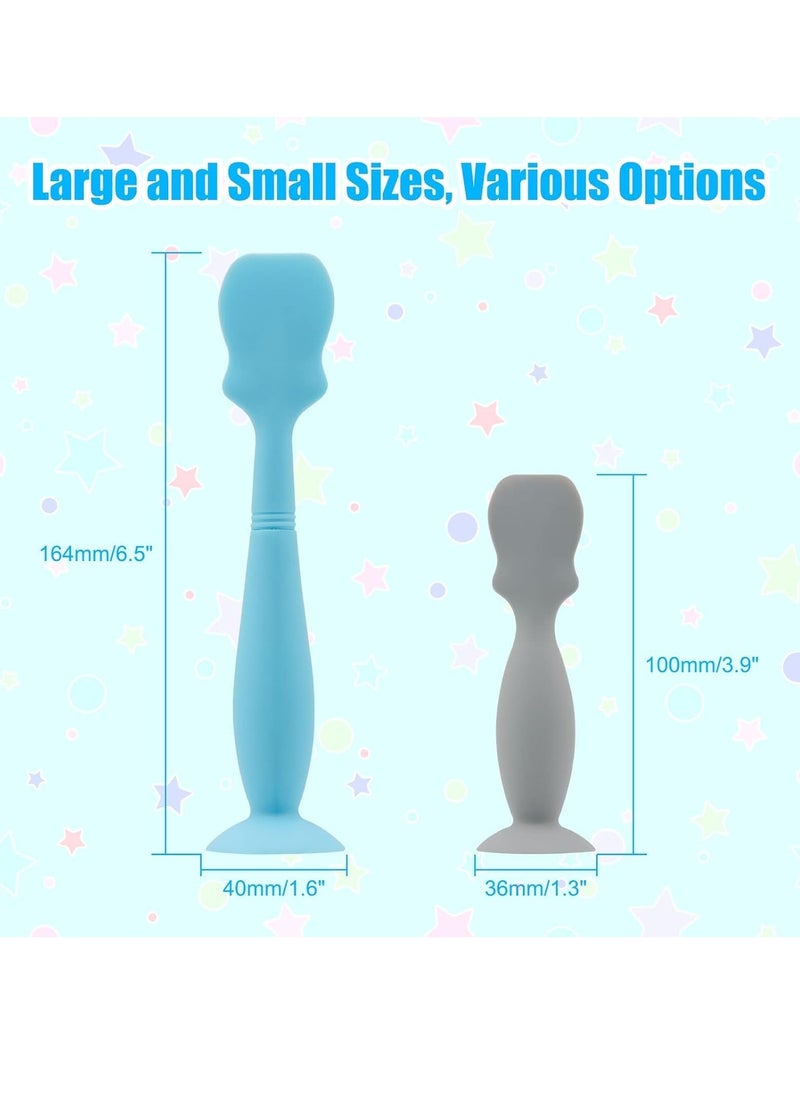 Meetion - 2 Pack Baby Diaper Cream Brush, Diaper Cream Spatula, Baby Brush for Butt Paste Diaper Cream, Diaper Cream Spatula Applicator Silicone Baby Butt Paste Spatula for Babies, Newborn - Image 1