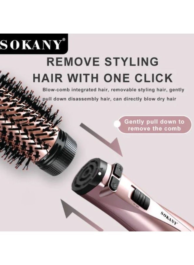 sokany Hair Straightener Brush 3*1 Max 1400W- SK-15035  - Image 3